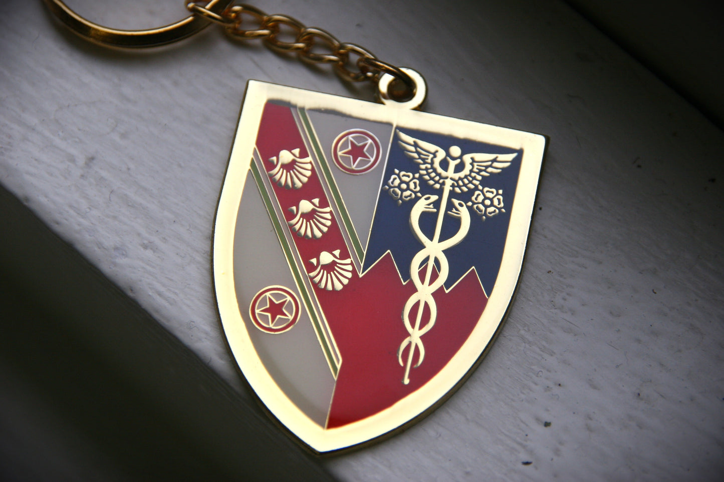 Darwin College Shield Keyring