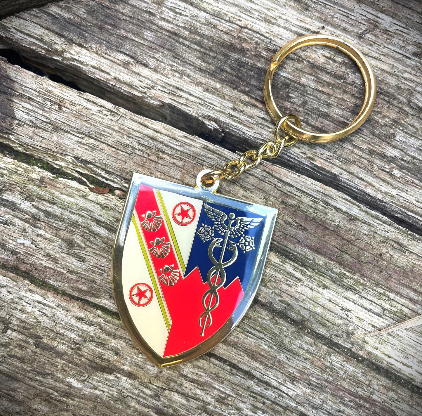 Darwin College Shield Keyring