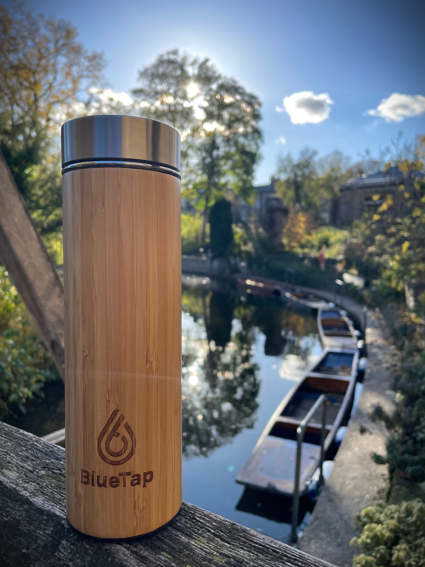 Darwin BlueTap Bamboo Waterbottle