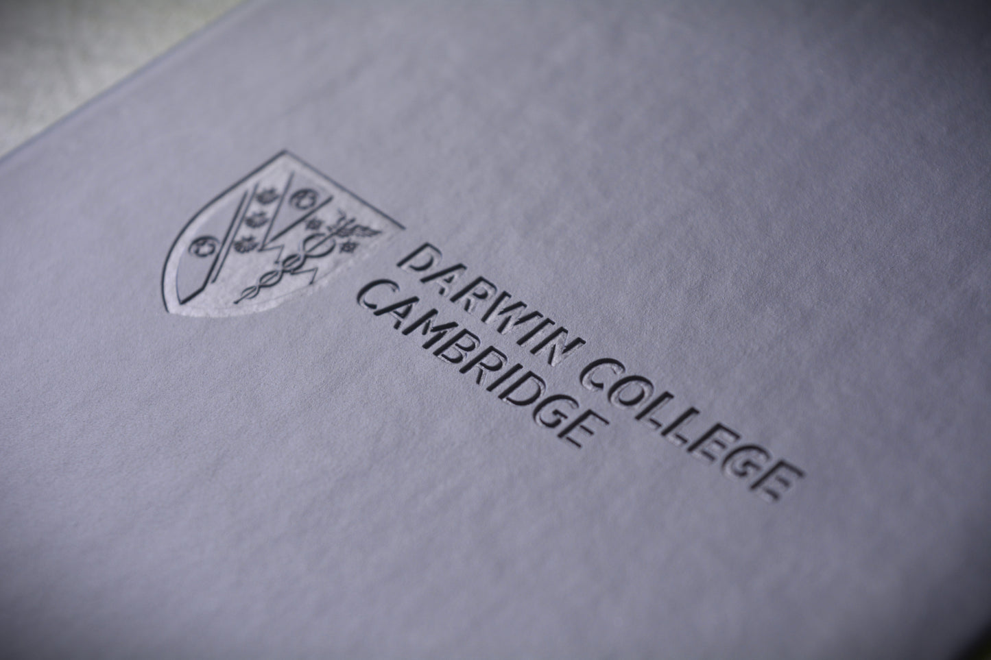Darwin College Embossed Notebook